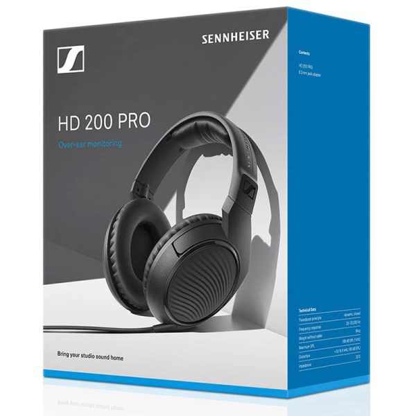 Sennheiser HD 200 Pro - Studio Headphones (Each) Online now